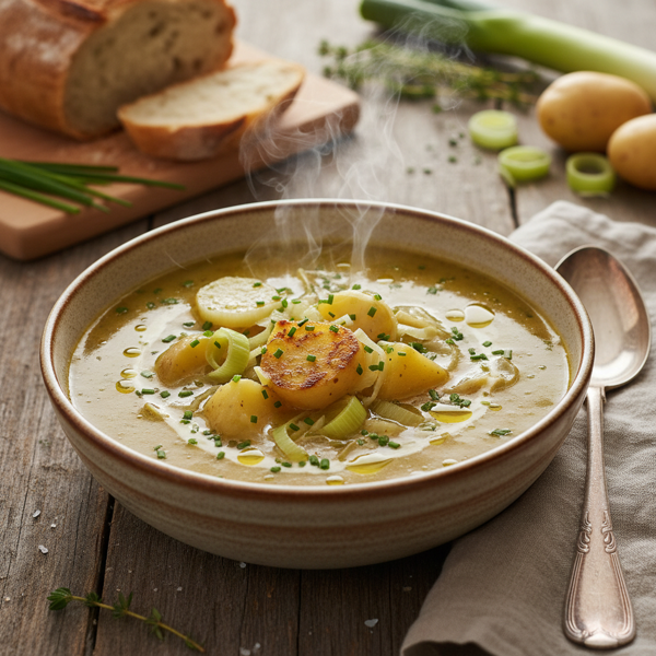 Creamy Leek & Potato Comfort Soup recipe
