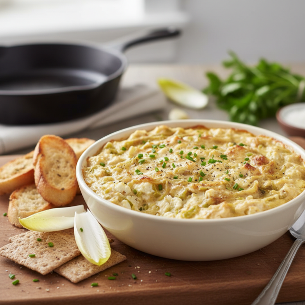 Creamy Leek and Cottage Cheese Dip recipe