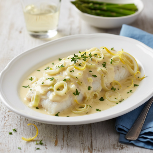 Creamy Leek and Lemon Sauce for Fish recipe