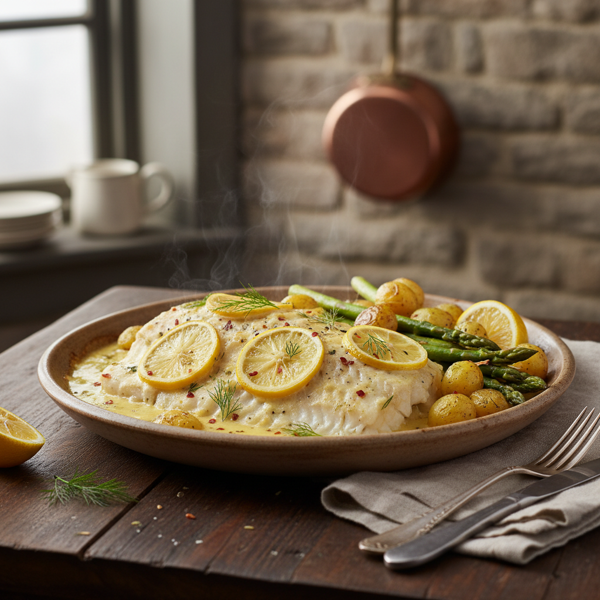 Creamy Lemon-Baked Fish Delight recipe