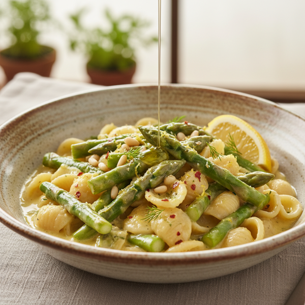 Creamy Lemon Asparagus Delight recipe