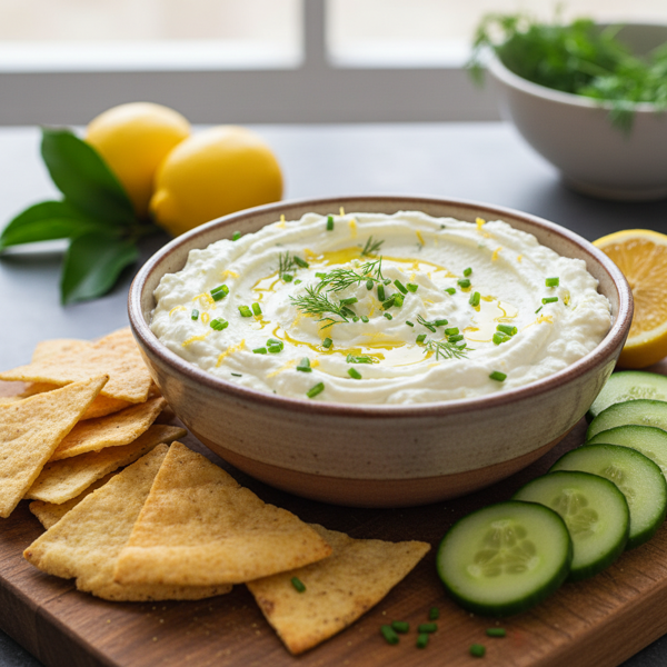 Creamy Lemon Cottage Dip recipe