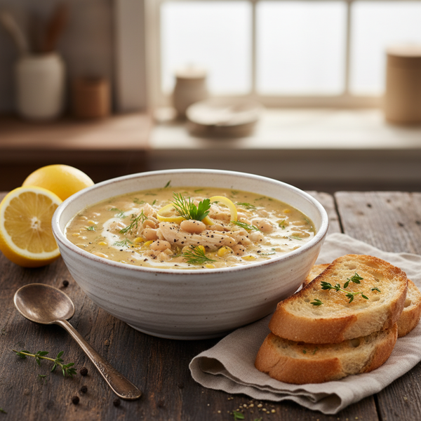 Creamy Lemon Pepper Chicken Chili recipe