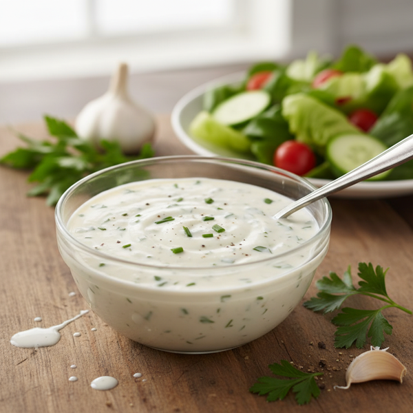 Creamy Light Buttermilk Ranch Dressing recipe