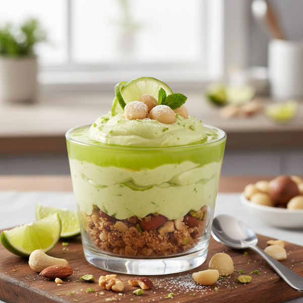 Creamy Lime Nut Delight recipe