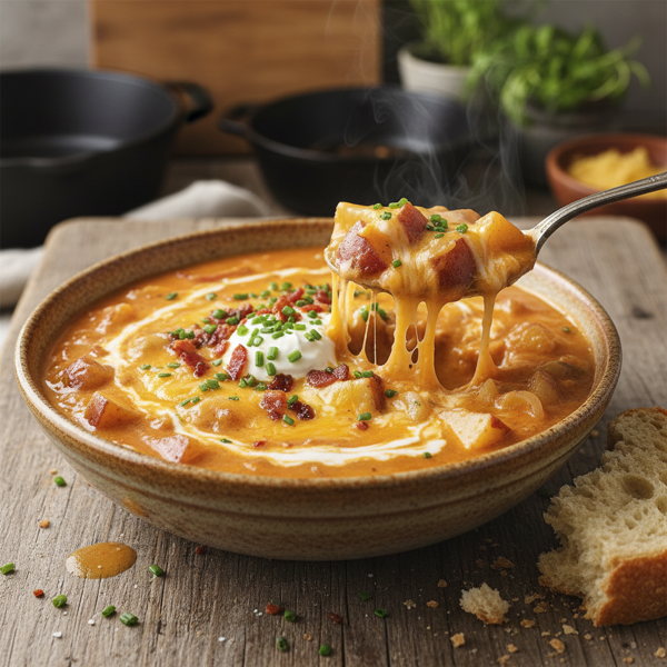 Creamy Loaded Red Potato Soup recipe