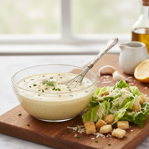 Creamy Low-Carb Caesar Dressing recipe