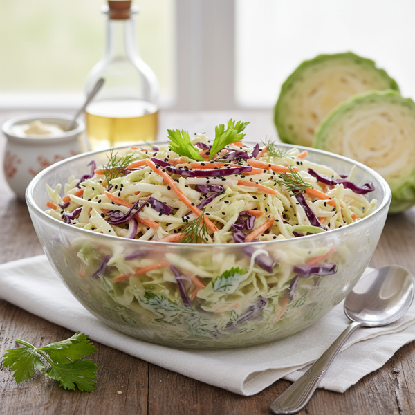 Creamy Low-Carb Coleslaw Delight recipe