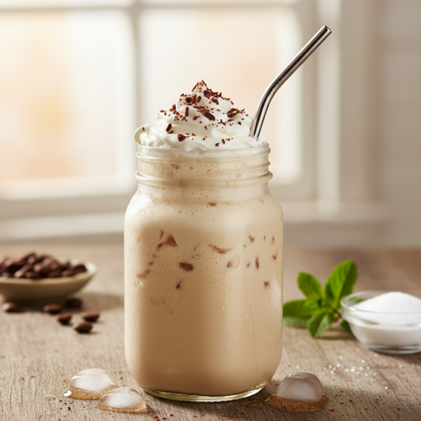 Creamy Low-Carb Iced Frappe recipe