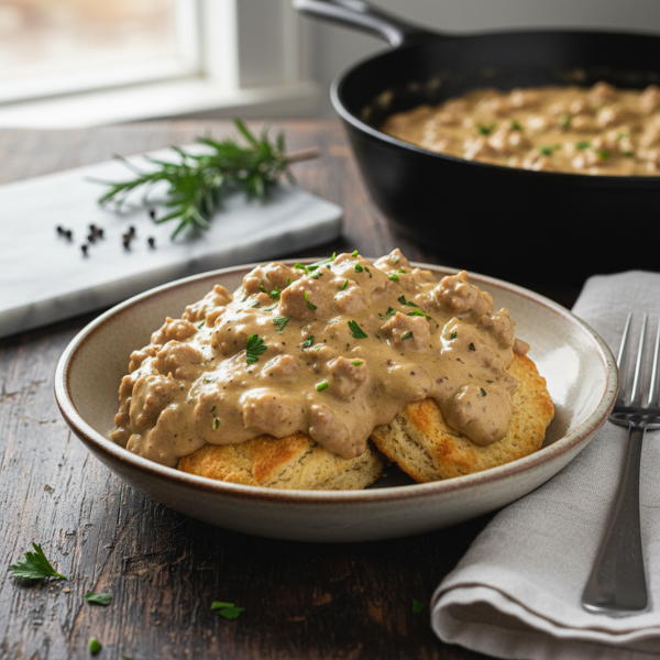 Creamy Low-Carb Sausage Gravy recipe