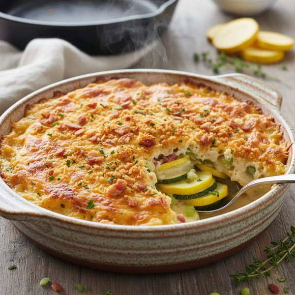 Creamy Low-Carb Squash Casserole recipe