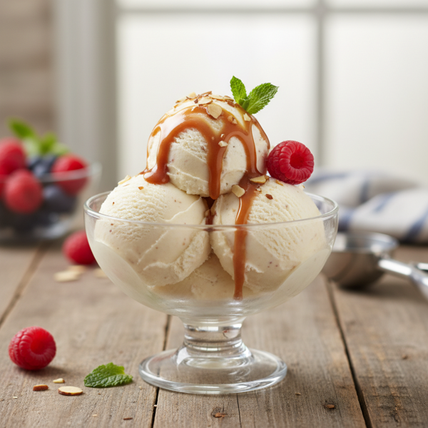 Creamy Low-Carb Vanilla Ice Cream Delight recipe