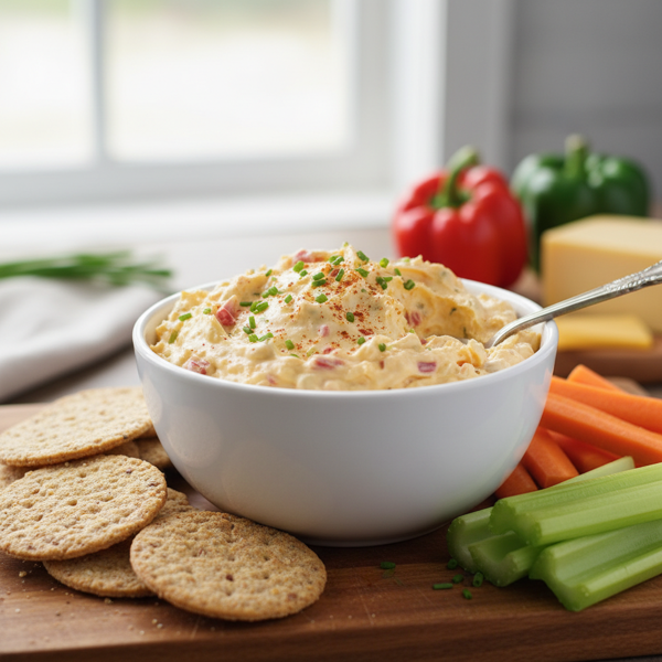 Creamy Low-Fat Pimento Cheese Delight recipe