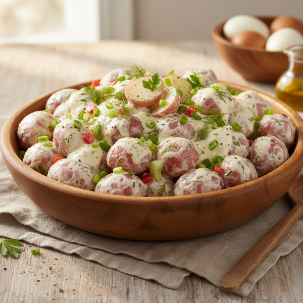 Creamy Low-Fat Red Potato Salad recipe