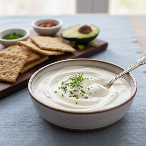Creamy Low-Fat Sour Cream Alternative recipe