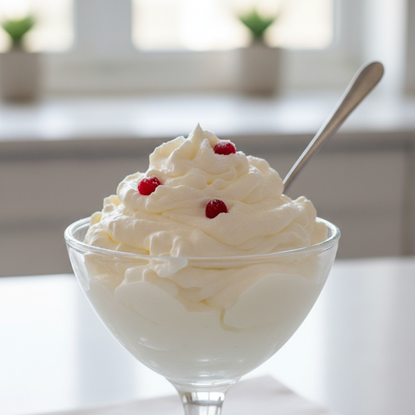 Creamy Low-Fat Whipped Topping recipe