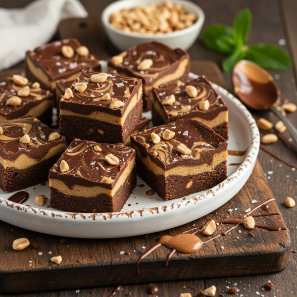 Creamy Low Carb Chocolate Peanut Butter Delight Fudge recipe