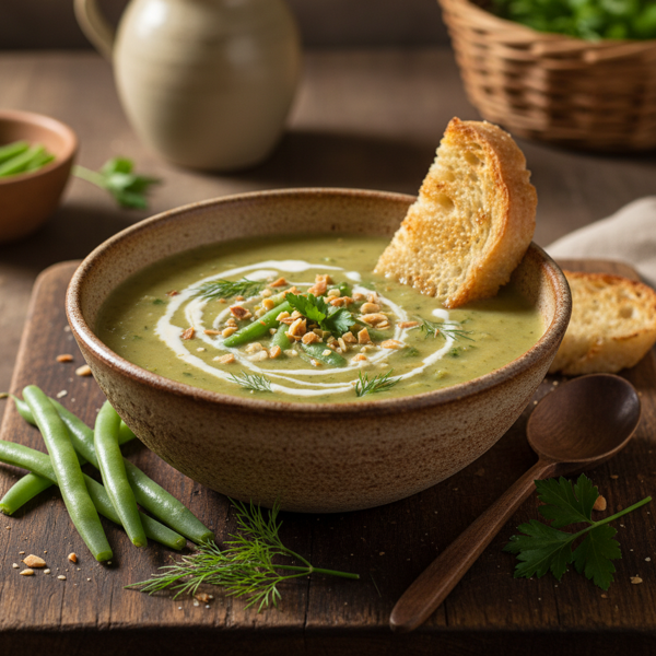 Creamy Low Carb Green Bean Soup recipe