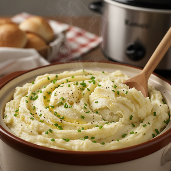 Creamy Make-Ahead Crock Pot Mashed Potatoes recipe