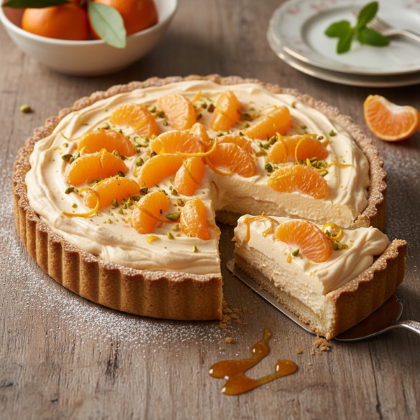 Creamy Mandarin Delight Pie recipe
