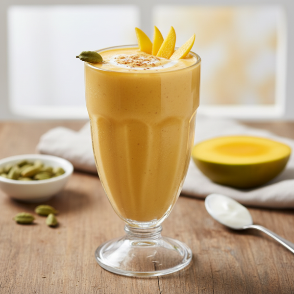 Creamy Mango Cardamom Lassi recipe