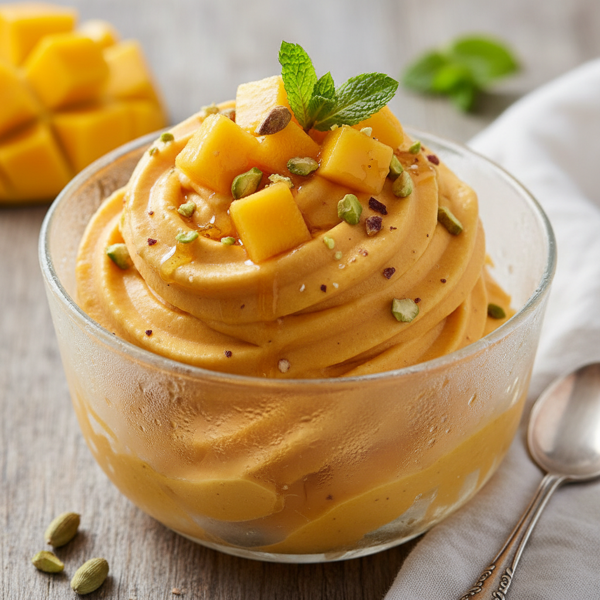 Creamy Mango Lassi Froyo Delight recipe