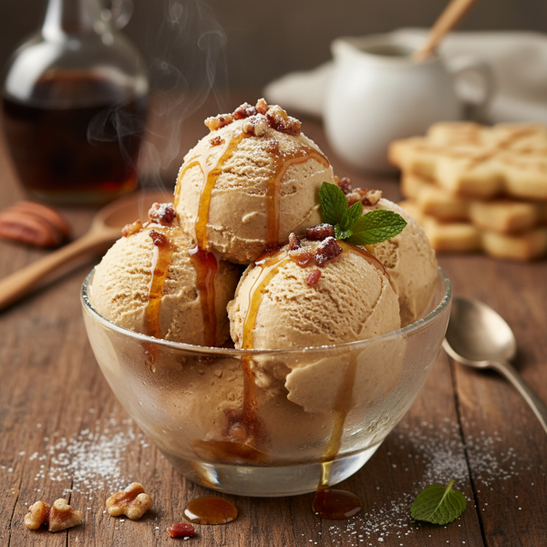 Creamy Maple Delight Ice Cream recipe