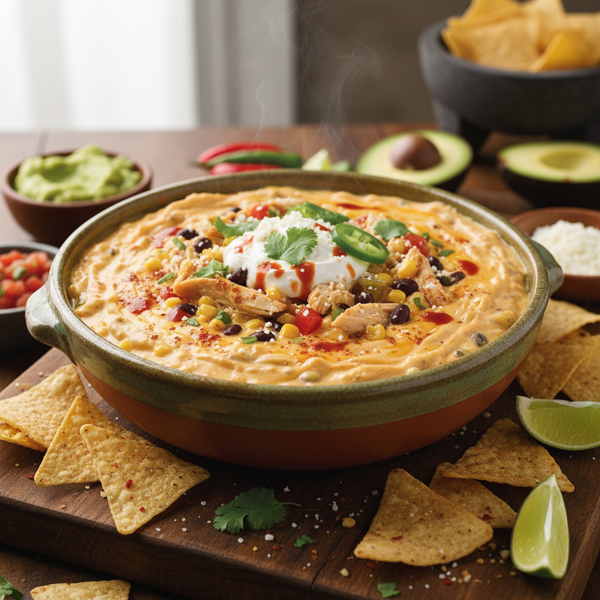 Creamy Mexican Chicken Dip Delight recipe