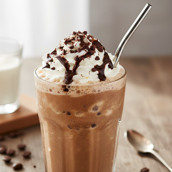 Creamy Mocha Iced Blended Drink recipe