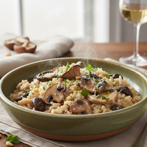 Creamy Mushroom Rice Delight recipe