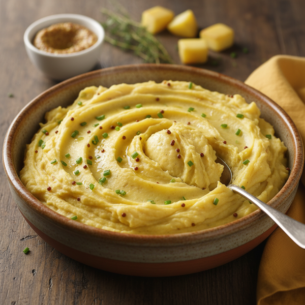 Creamy Mustard-Infused Yukon Gold Mashed Potatoes recipe