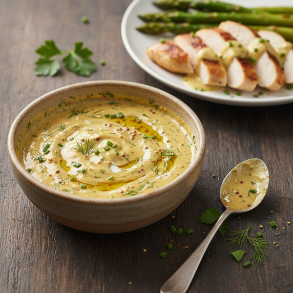 Creamy Mustard Herb Sauce recipe