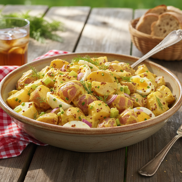 Creamy Mustard Potato Salad Delight recipe