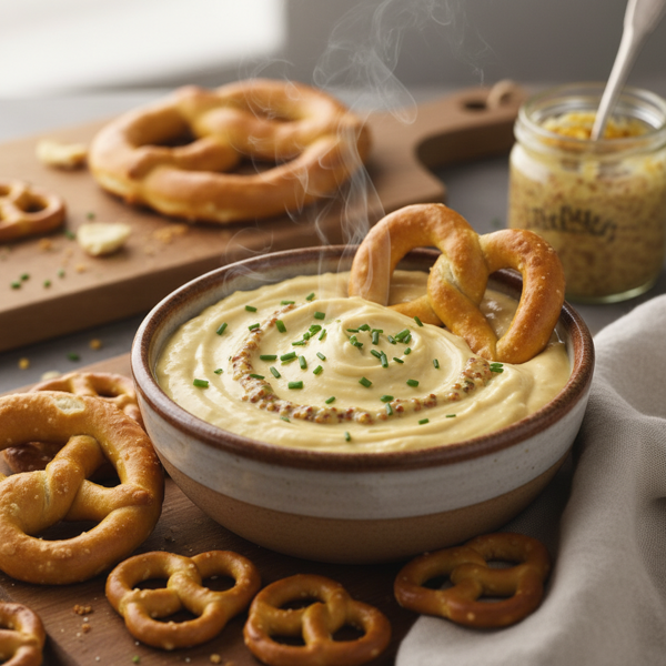 Creamy Mustard Pretzel Dip Delight recipe