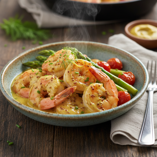 Creamy Mustard Shrimp Delight recipe