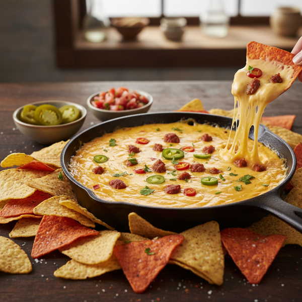 Creamy Nacho Cheese Spread recipe