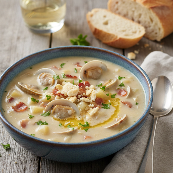 Creamy New England Clam Chowder recipe