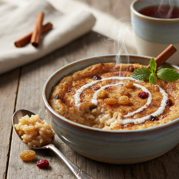 Creamy New England Rice Pudding Delight recipe