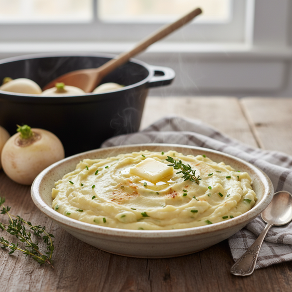 Creamy New England Turnip Mash recipe