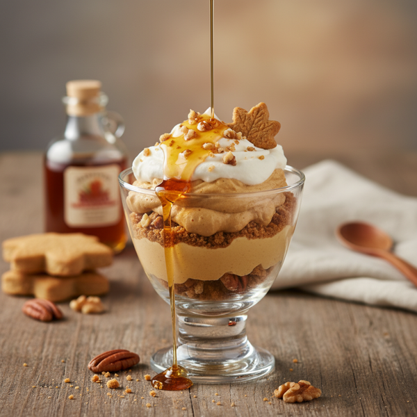 Creamy No-Bake Maple Syrup Delight recipe