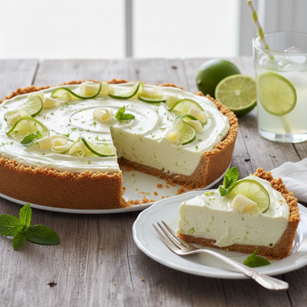 Creamy No-Bake White Chocolate Lime Dream Pie recipe