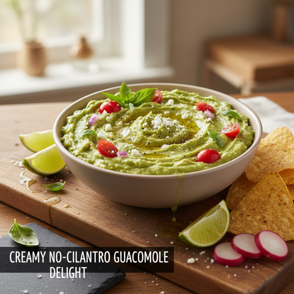 Creamy No-Cilantro Guacamole Delight recipe