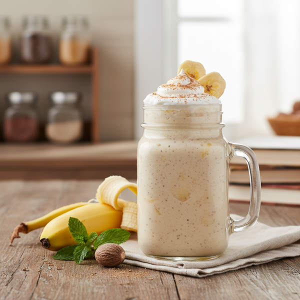 Creamy Nutmeg Banana Bliss Smoothie recipe