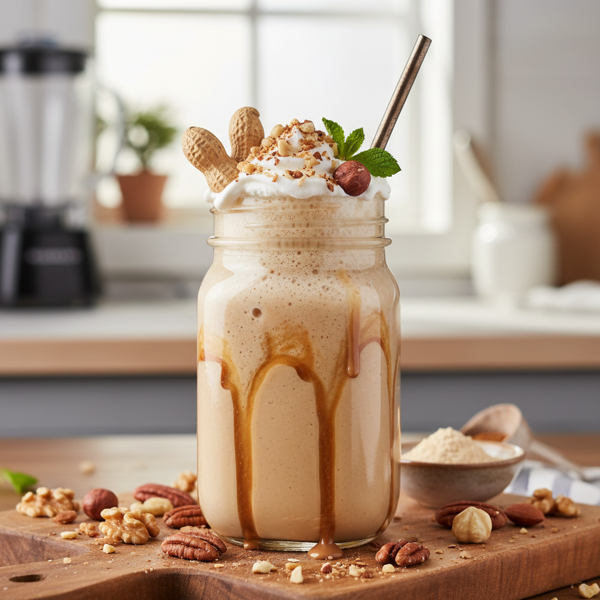 Creamy Nutty Protein Power Shake recipe