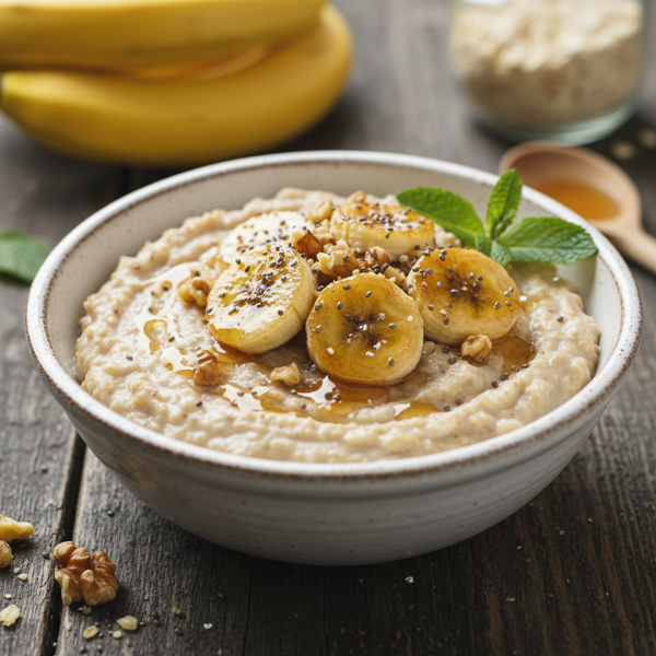 Creamy Oat Bran Banana Delight recipe