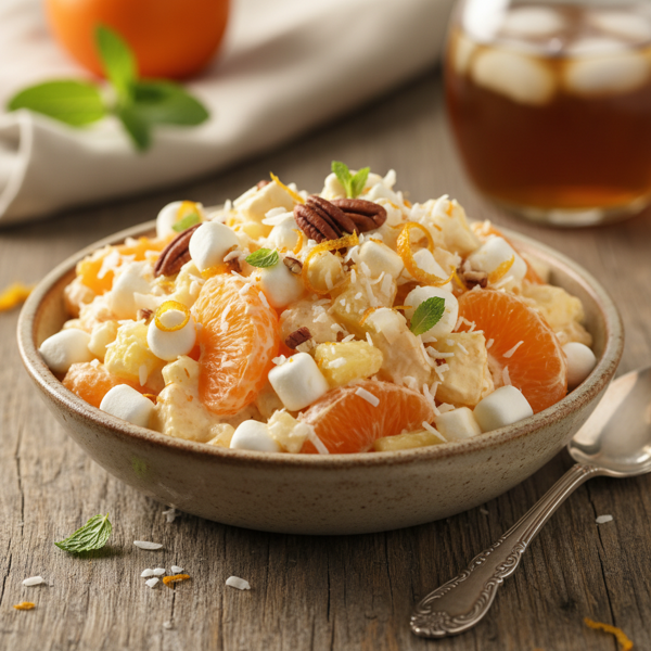 Creamy Orange Delight Salad recipe