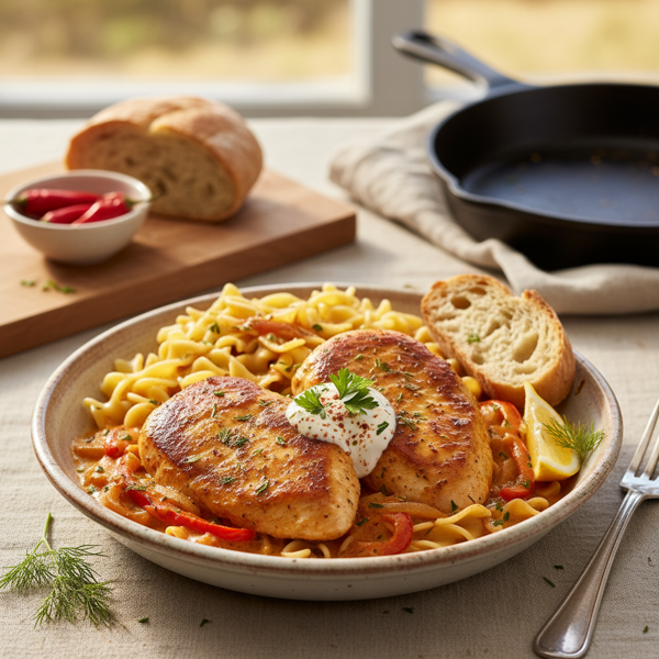 Creamy Paprika Chicken Delight recipe