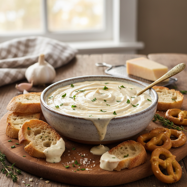 Creamy Parmesan Garlic Dip recipe