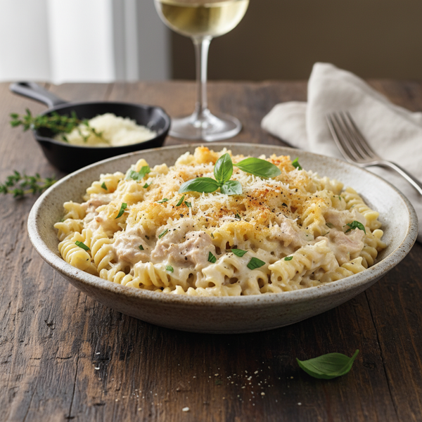 Creamy Parmesan Tuna Delight recipe