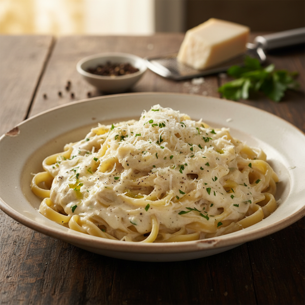 Creamy Pasta Sauce with Romano Cheese recipe